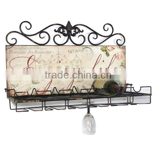 Cast Iron Wine Rack Wine Bottle Holder