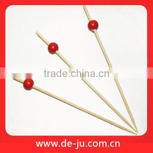 Bowknot Handle Skewer Easy Taken Bamboo Skewers