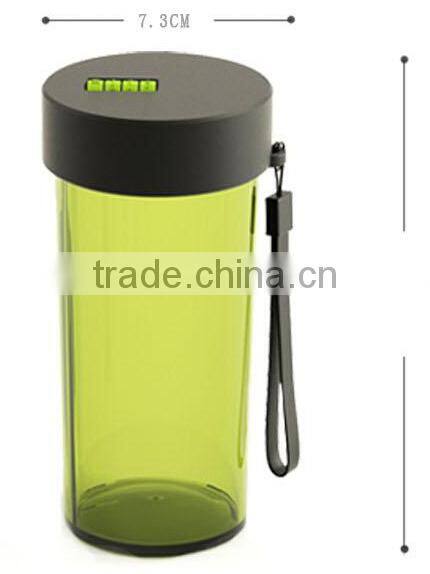 Supply fashion creative Transparent plastic cups / calendar cup (340ml)