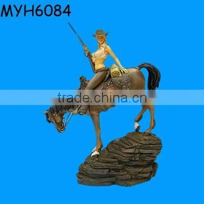 Antique collectible horse statue