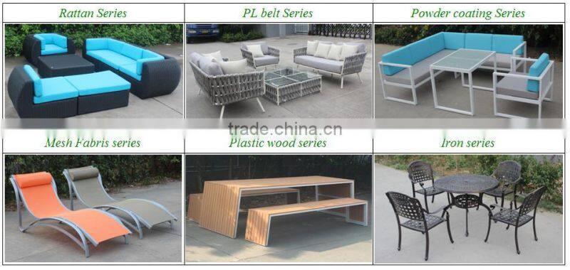 Big size outdoor sofa set rattan garden furniture