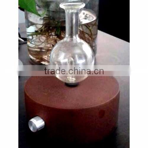Elegant Wooden and Glass LED Aroma Diffuser Nebulization Essential Oil Diffuser