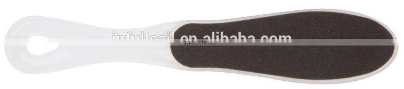 Sandpaper foot file with plastic handle,pedicure foot file,smoother foot file