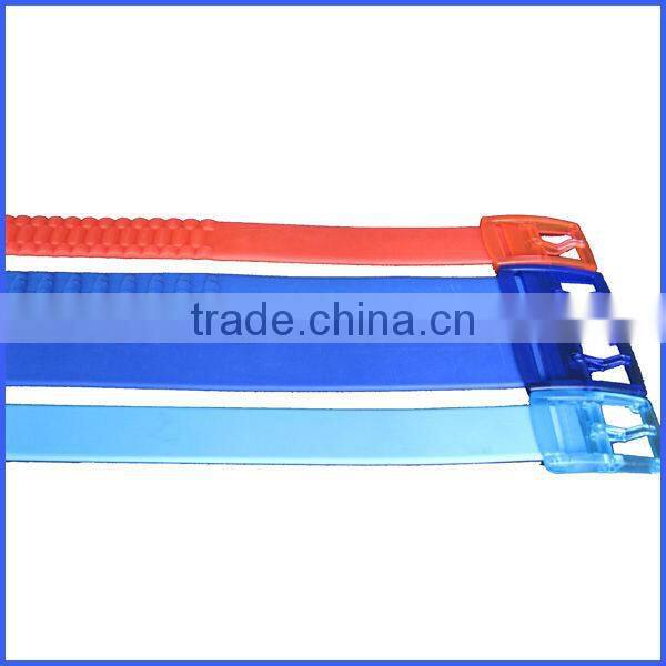 Many colors silicone leather belt