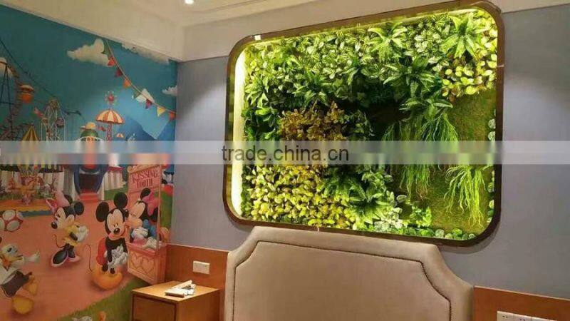 Artificial green plant wall factory
