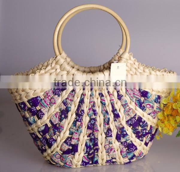 fashion corn skin beach bag