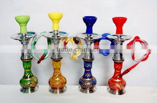 new fancy shiny glass hookah shisha