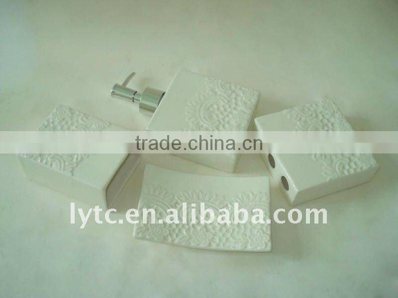 dolomite hotel ceramic bathroom accessories set