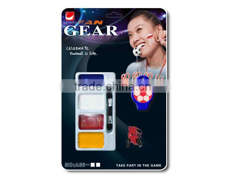 2016 Euro Cup footabll fans cheering whistle and face paint with EN71/OEM