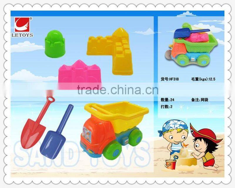 wholesale plastic sumemer beach toys shovel and sand car set/ eco sand toys for kids