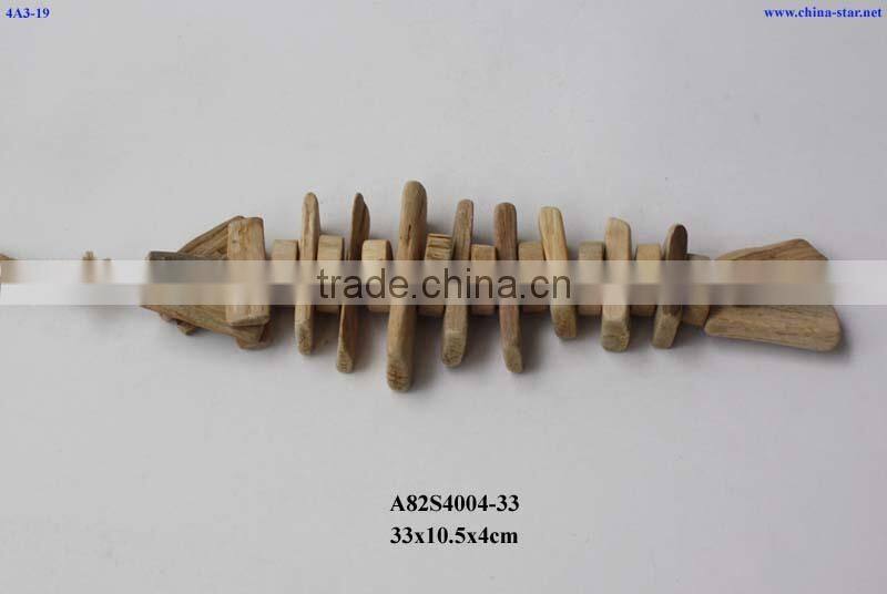 wooden sea horse decoration