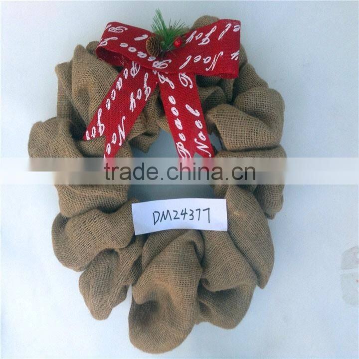 christmas wall hanging decorations decorative burlap christmas wreath for christmas market
