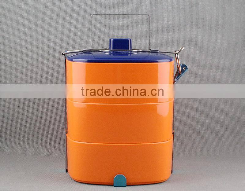 Colorful 3 Layers Melamine Bento Box,Lunch Box with Lid