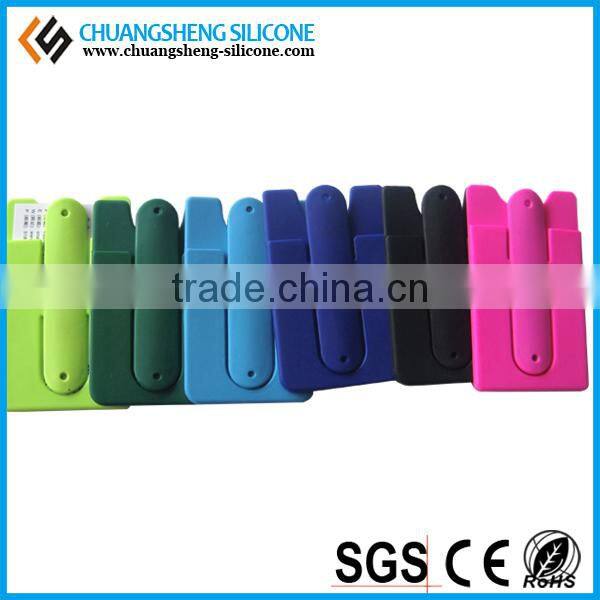Hot selling promotion gifts 3M silicone cell phone sticker card holder