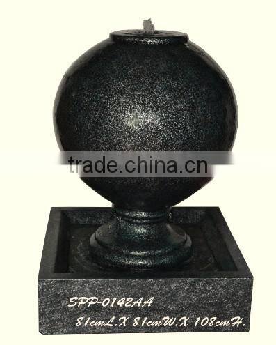 new design decor water fountain india ornaments black garden fountain india