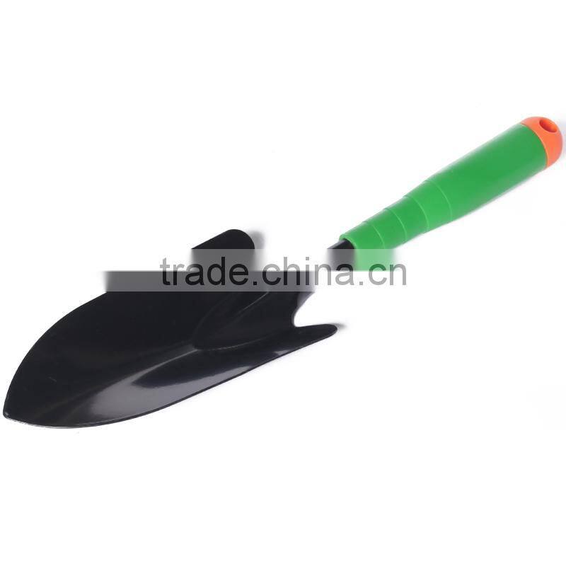 Mini garden lawn rake with plastic handle