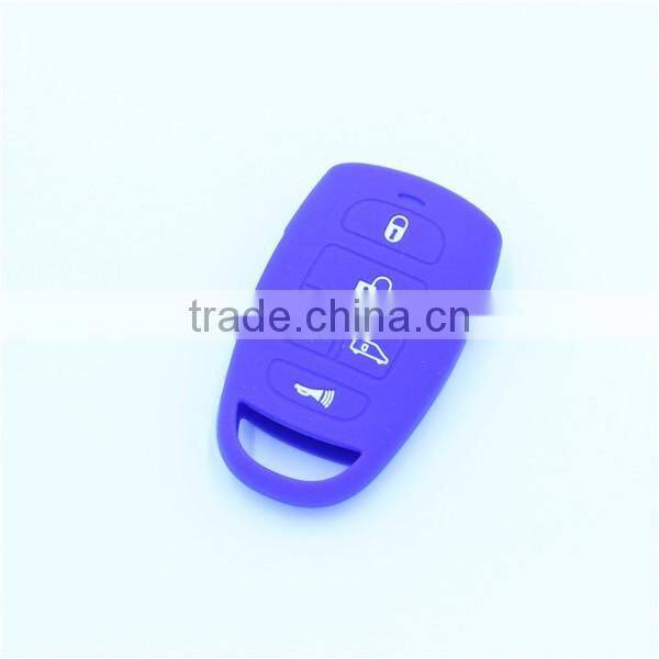 Silicone car key Holder, key Jacket Remote Key Case Shell for hyundai 5 Buttons