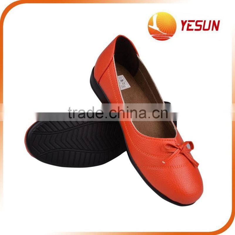 Lady's Shoes with Bowkont ,Lady's PU Shoes,lady's shoes