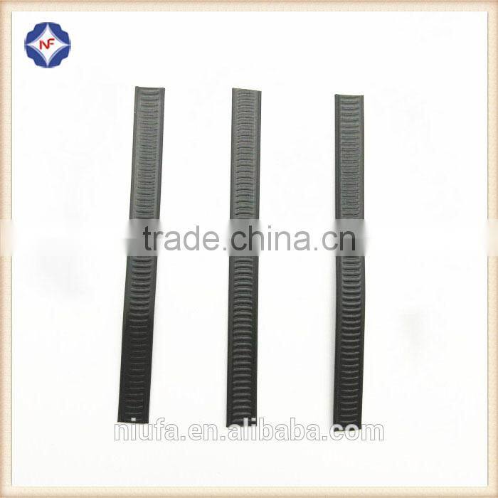 Adhesive plastic double wire tin ties on packing machine