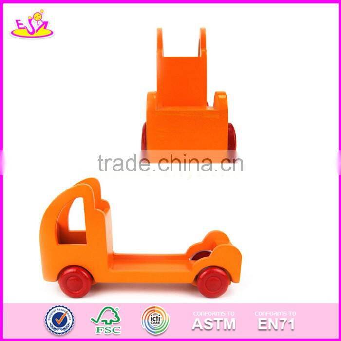 2017 New design toddlers loading blocks kids wooden toy trucks W04A336