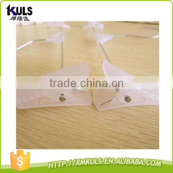 24CM Multi-functional anti-skid plastic pants clip plastic hanger for clothes