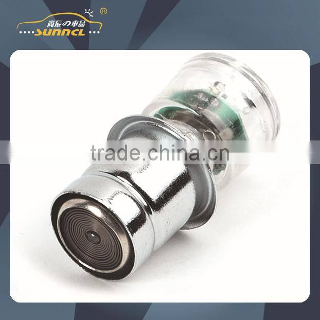 Metal Plastic DC 12V Cigarette Lighter Plug with Crystal