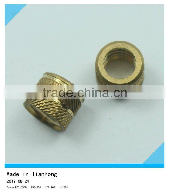 Brass hollow cylindrical turning parts