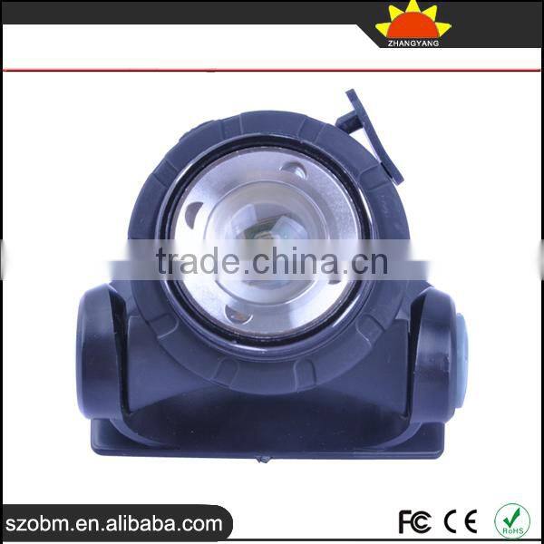 XP-E LED 3 Modes Resin Concave-convex Lens Outdoor headlight, 3000mAh Built in battery 500 Lumens Outdoor LED Headlight