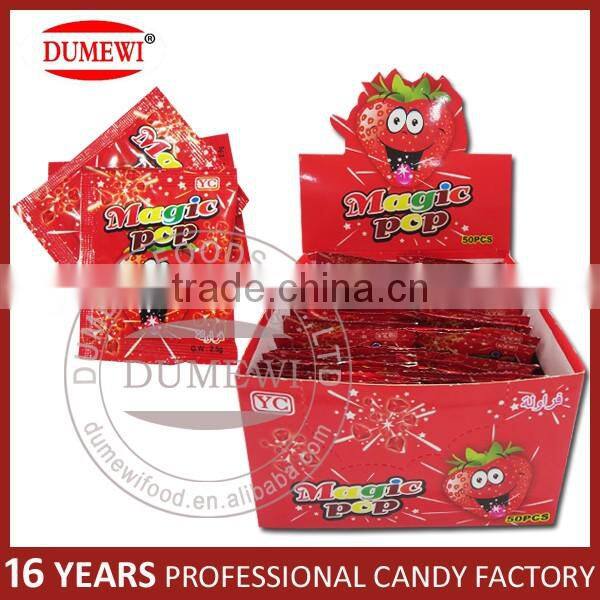 2.5G Shocking Fruit Flavor Pop Rocks Popping Candy