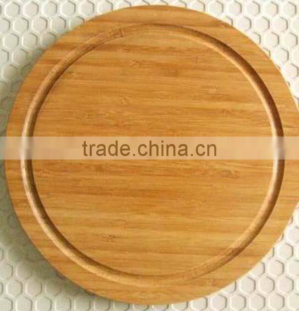 Wholesale small round bamboo coaster