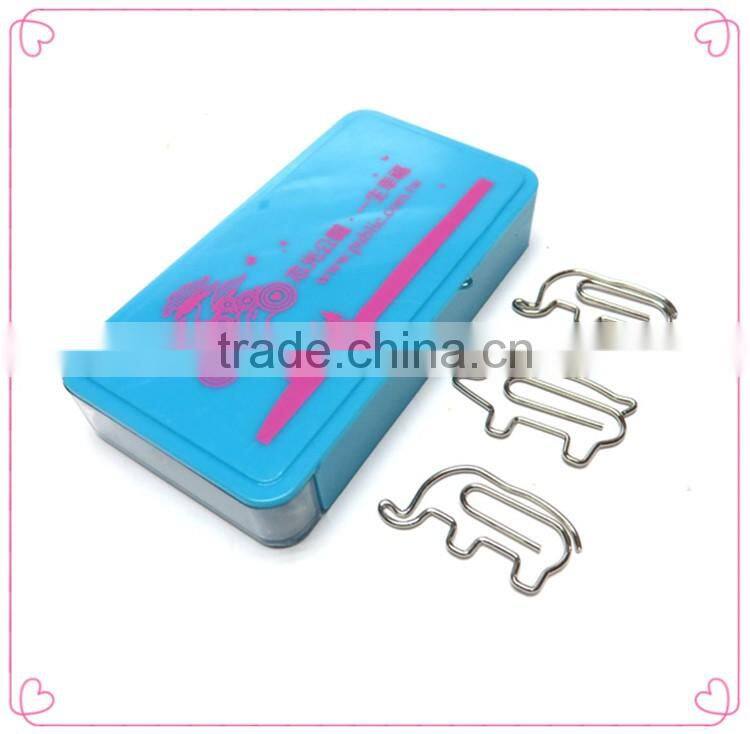 Nickel plated metal clip animal shape paper clips