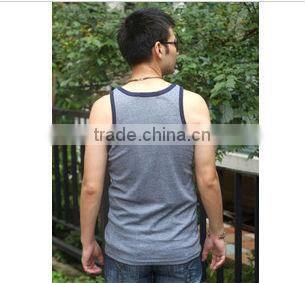 new design men's striped tank top