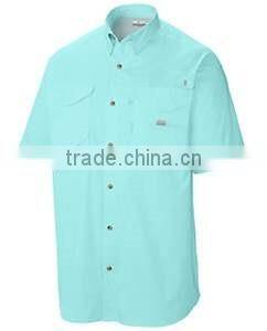 Men's short sleeve outdoor fishing shirt