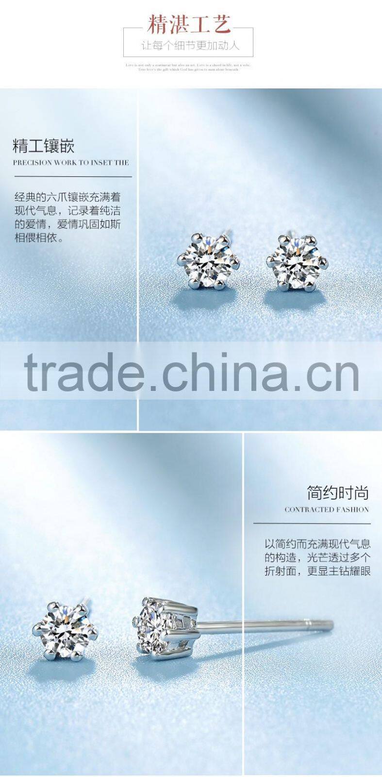 Custom Earrings Women Jewelry Rhinestone Earrings