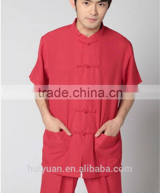 chinese short sleeve silk wushu uniforms