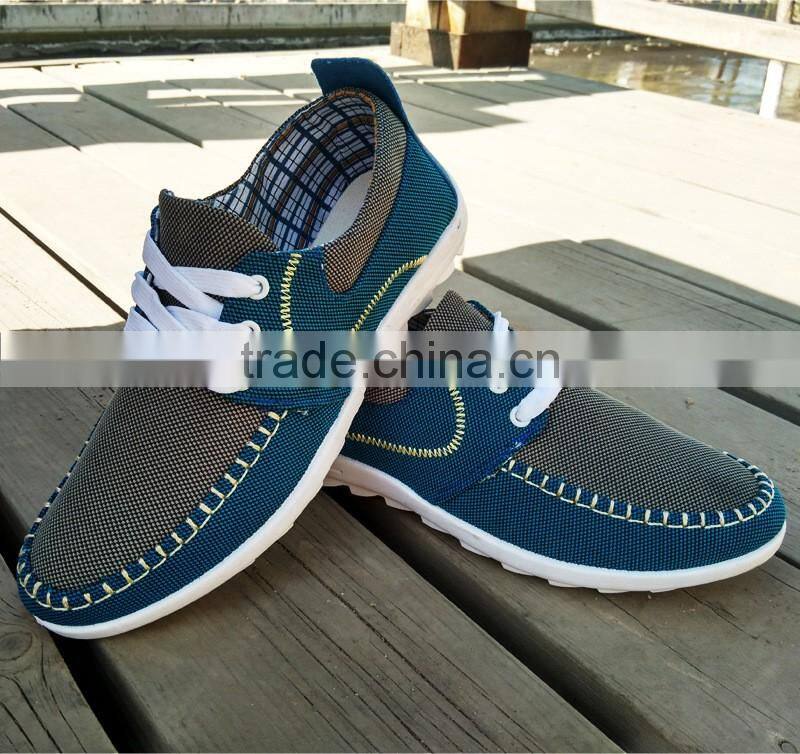 Slip on style china canvas shoe flat school shoes fashion man trainers shoes 2017