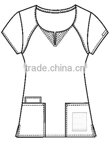 Nurse uniform suit/medical scrub set