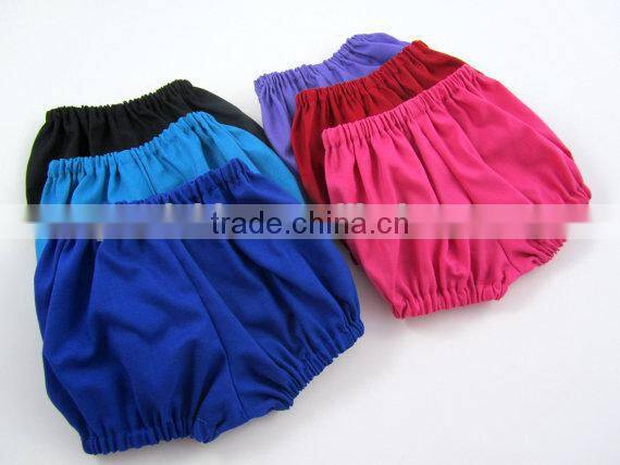 Factory wholesale plain shorts good quality low price baby clothes made in china