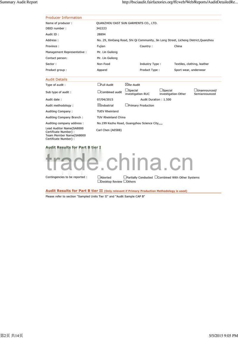 2016 hot sell breathable fitness mens pants