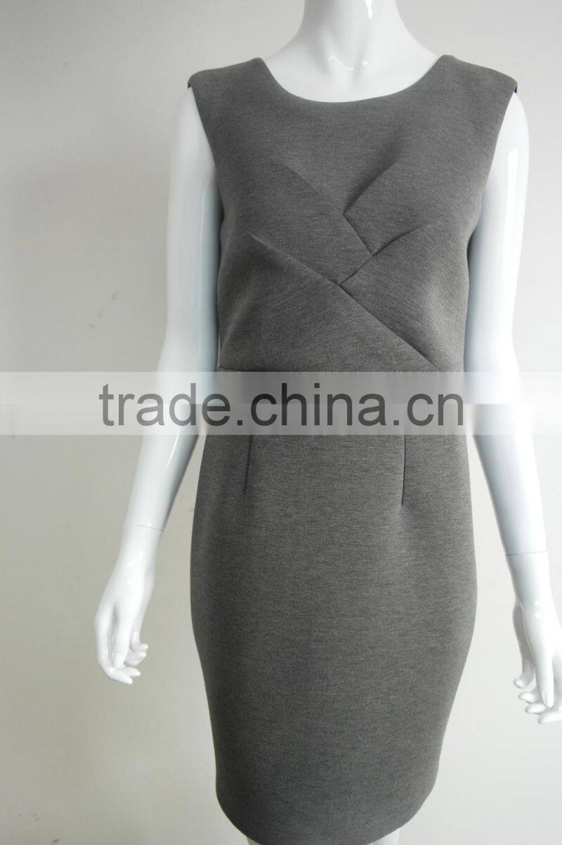 Fashion women neoprene knit dress