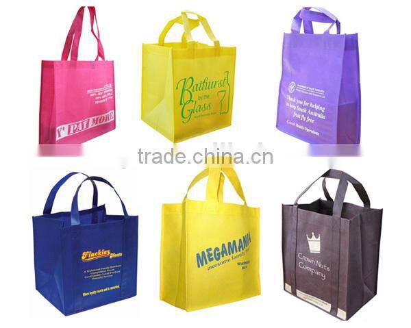 Custom cheap wholesale promotional polypropylene tote bag printed pp non woven fabric bag