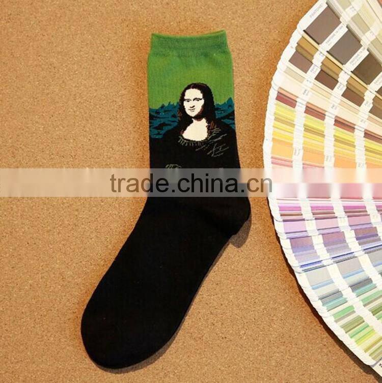 classical cartoon summer style happy socks character pattern Superheroes socks for man woman