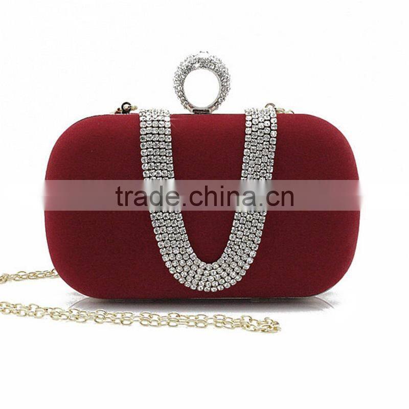 Luxury Quality Female Evening Bag Red/Black Day Cluthes Hot Handbag Purse For Women