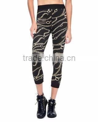 Hot Sale Sport Stylish Body Building Wear Printed Leggings For Women