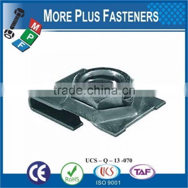 Made in Taiwan J Type Cage Nut Captive Phosphate Stainless Steel