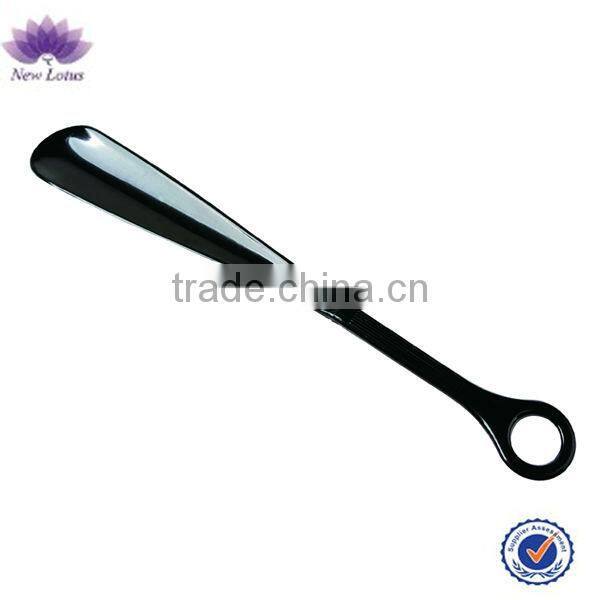 wholesale black long leather shoe horn