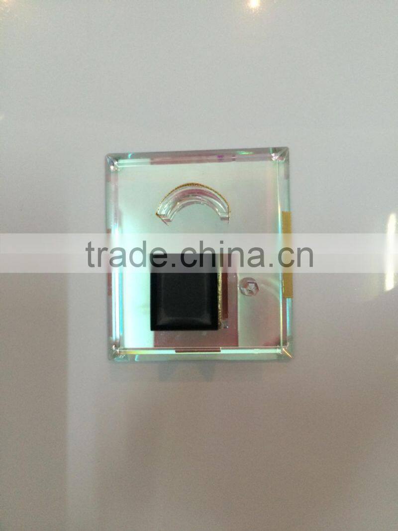 Saudi Building Black Optic Crystal Kaaba With 24K Gold Plated Metal For Muslim Souvenirs