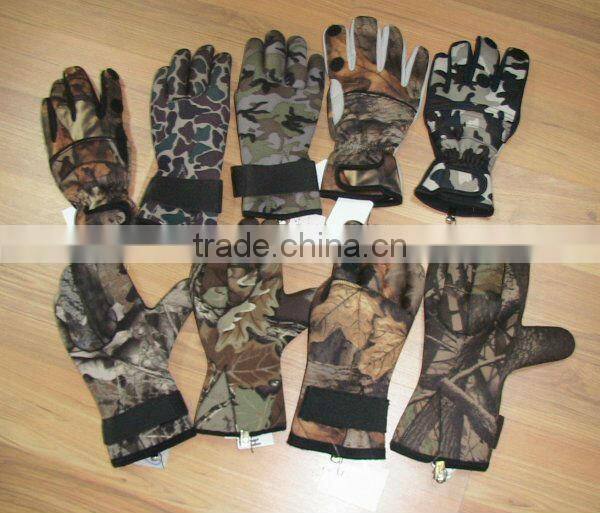 Neoprene Camo Hunting Glove