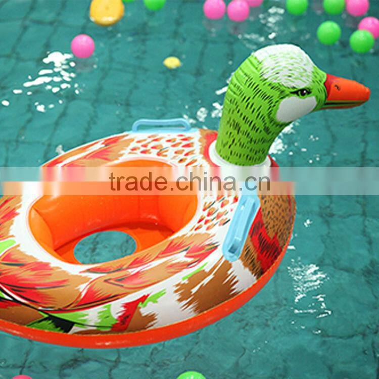 The new 2014 baby swim ring The duck pattern by PVC inflatable boat