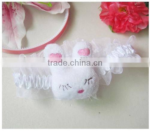 rose lovely rabbit baby bow hair bands